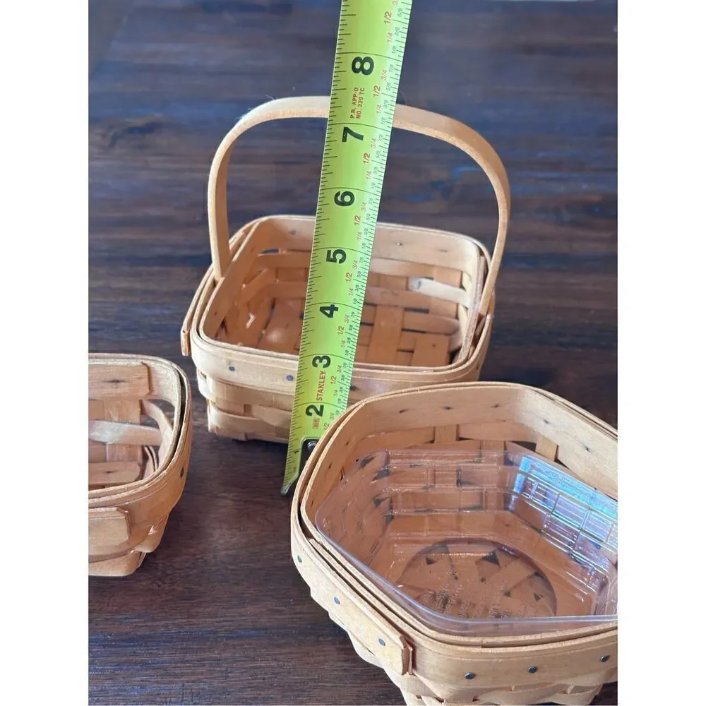 Set of 3 Longaberger hostess baskets